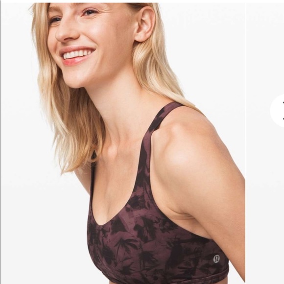 Lululemon Free To Be Bra (Wild) Floral Antique Bark - special edition UNITED - Picture 4 of 7